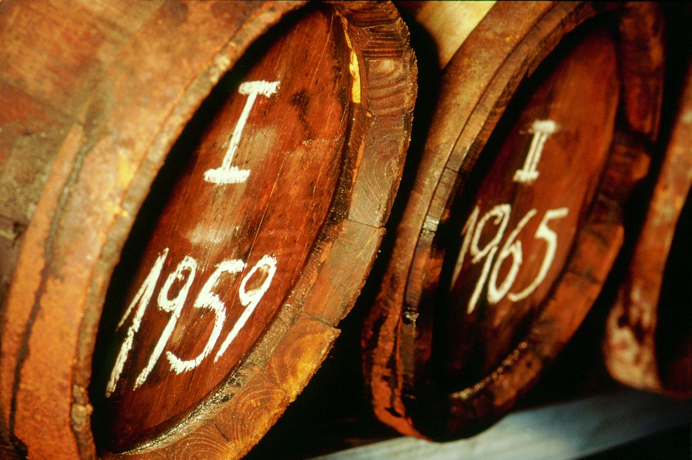 Die Urbatterie von 1959 in der Acetaia Pecoraro